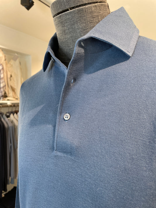 Gran Sasso polo long sleeve