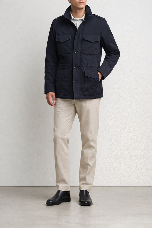 Aspesi - model minifield wool/cotton